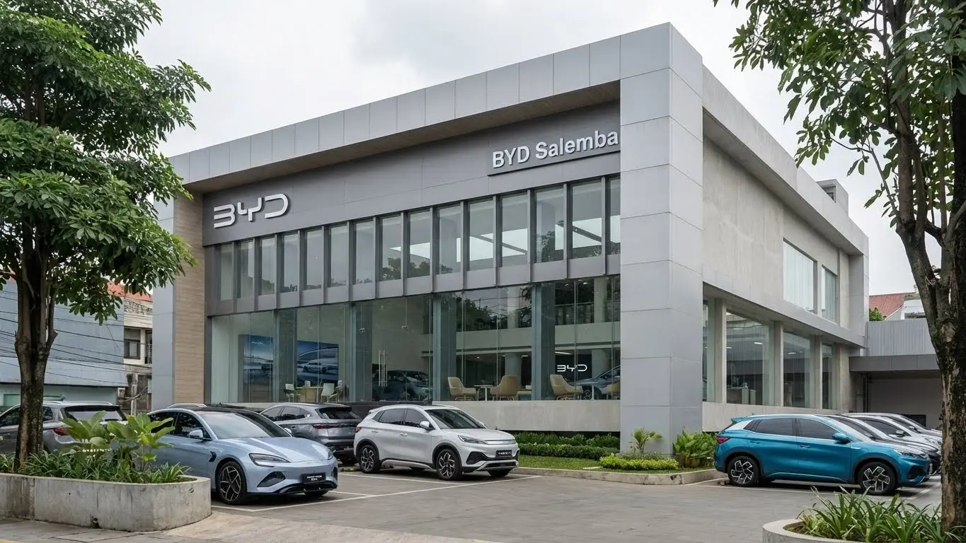 Showroom BYD Harmony Salemba Jakarta Pusat
